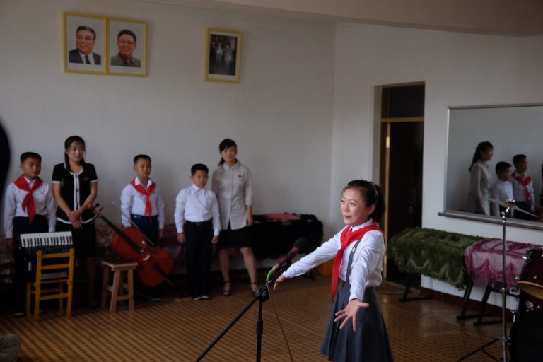At the schoolchildren's palace, Pyongyang, North Korea