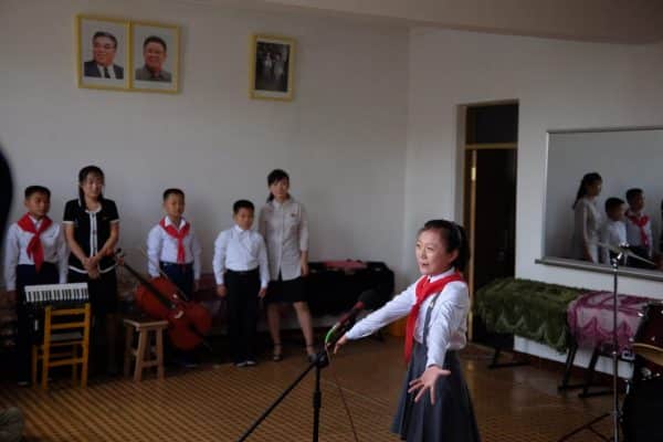 At the schoolchildren's palace, Pyongyang, North Korea