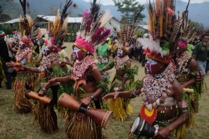 Mount Hagen village, PNG.