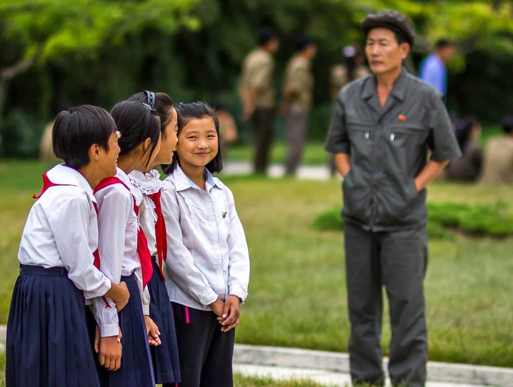 North Korean children