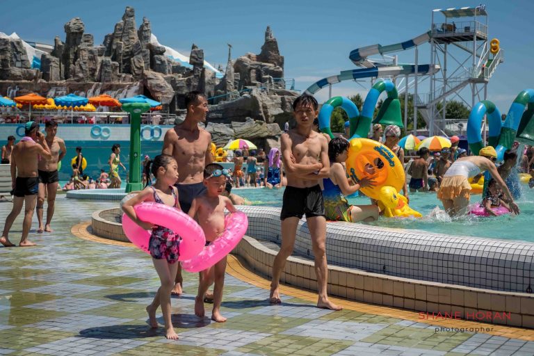 Summer at Munsu Water Park, Pyongyang, North Korea