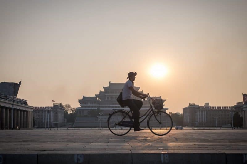 Pyongyang Cyclist