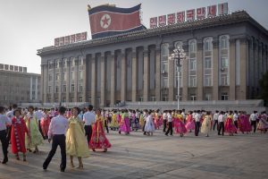 Mass Dancing North Korea