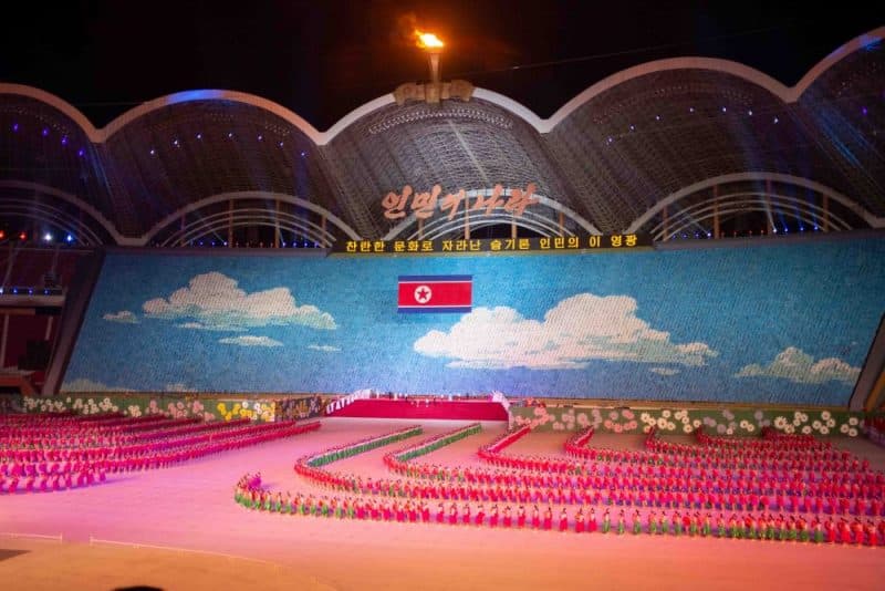 Mass Games opening ceremony, North Korea
