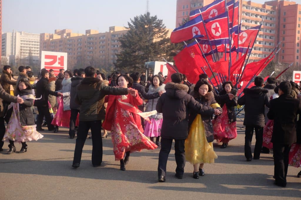 Day of the Shining Star, North Korean mass dance