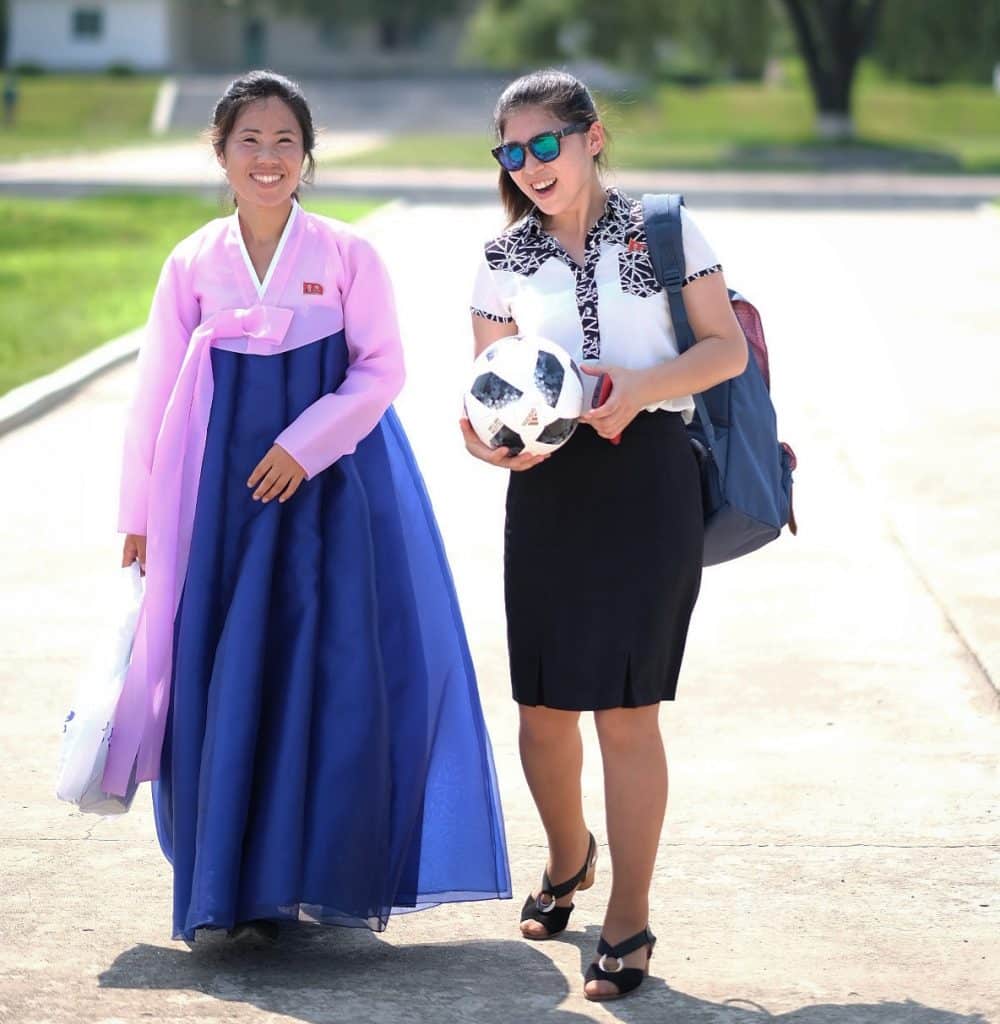 Tour guide in North Korea