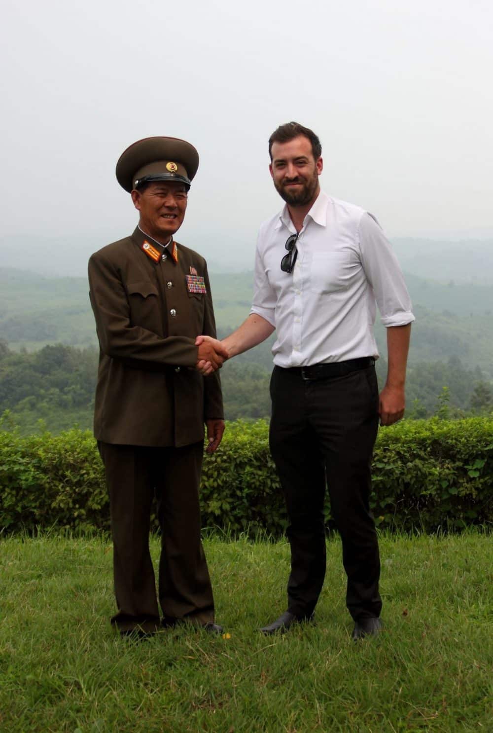 Rocky road travel founder Shane Horan at the DMZ