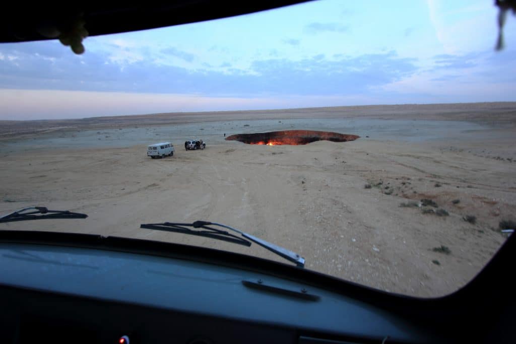 Door to hell in Turkmenistan