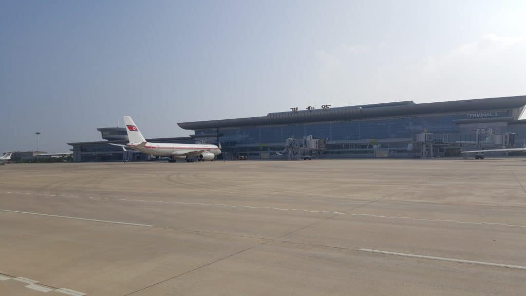 Terminal 2 of Pyongyang airport