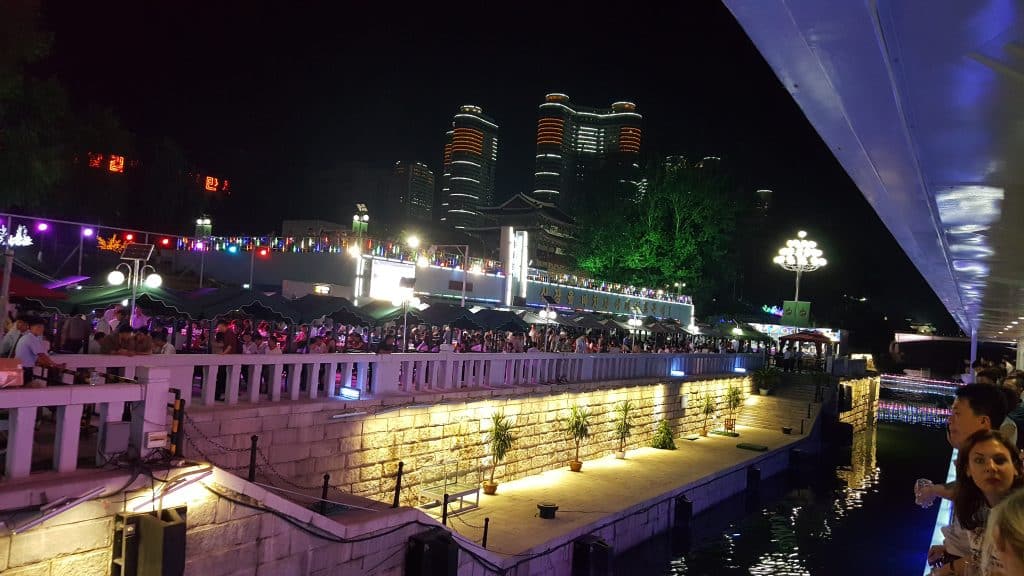 Beer festival booze cruise in North Korea