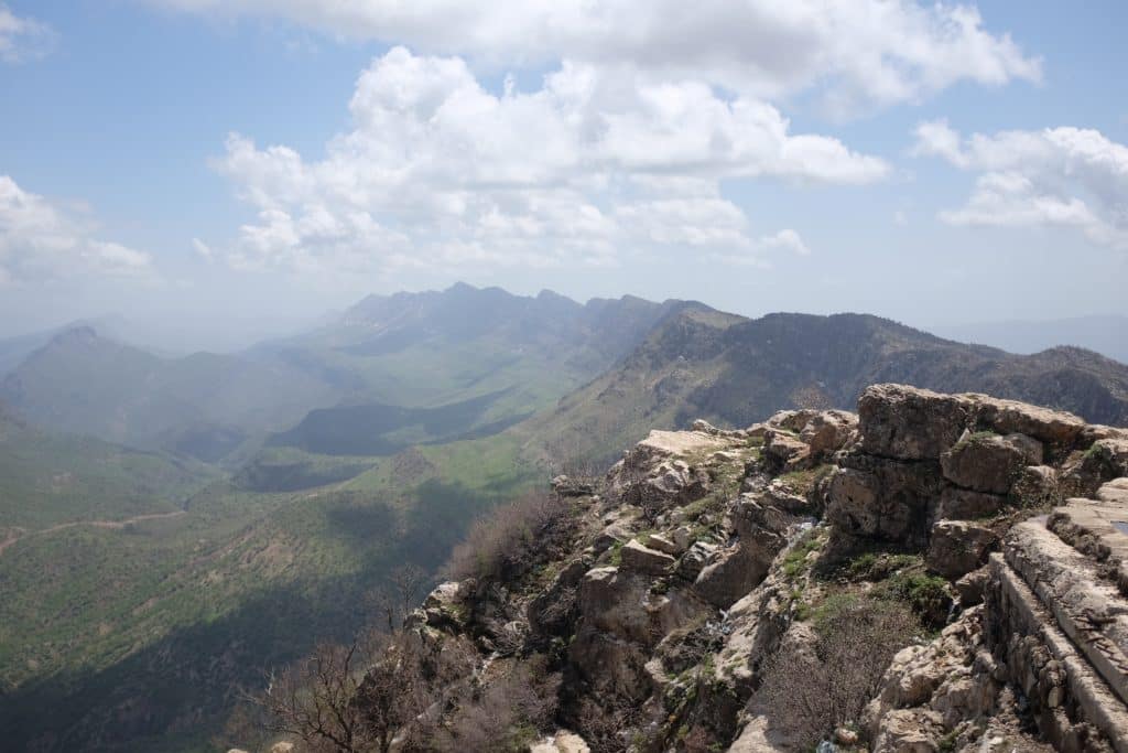 View from the Saddam Hussein Palace on Gara mountain, Kurdistan
