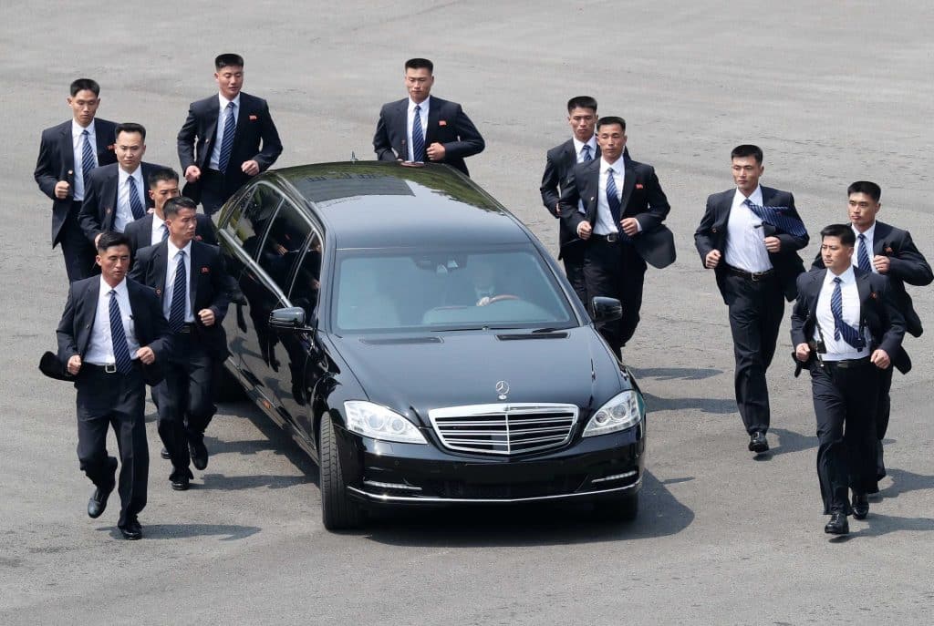 Kim Jung un Mercedes Maybach