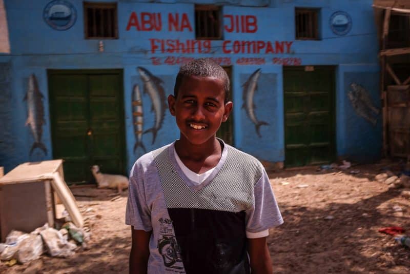 a local boy in Berbera, Somaliland