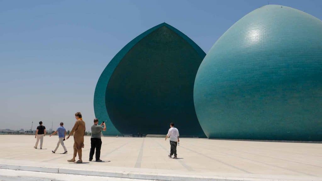 the Al-Shaheed monument or Martyr monument in Baghdad