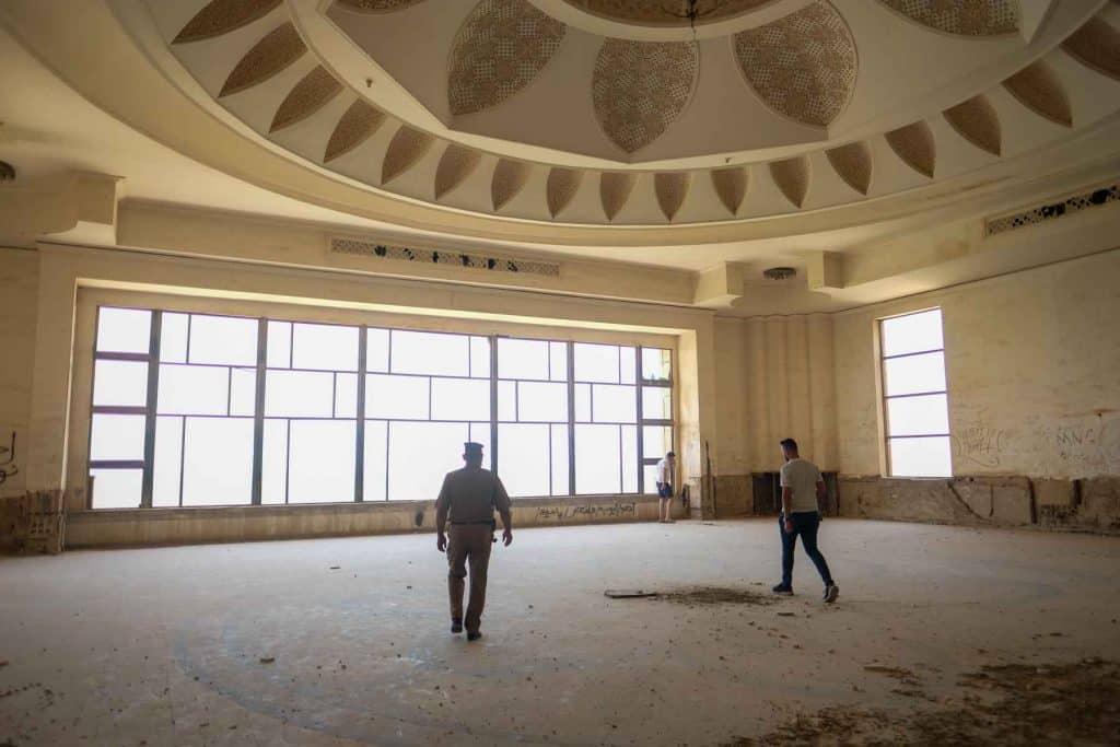 Saddam Hussein palace interior