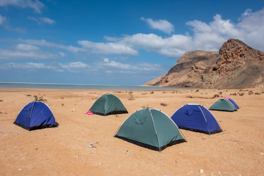 Campsite at Detweh Lagoon