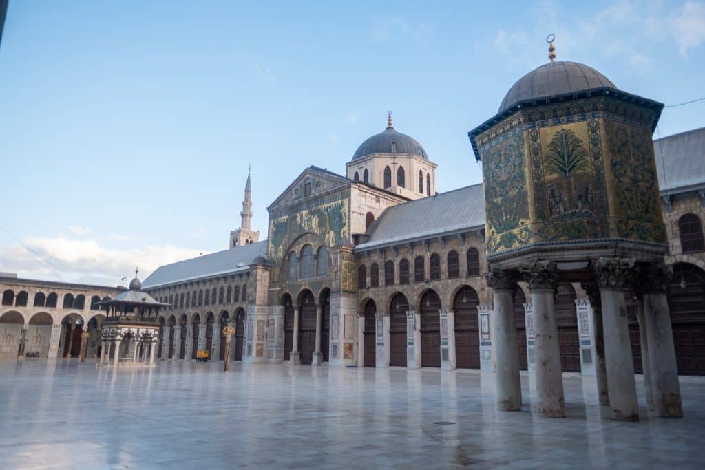 The Umayyad Mosque in Damascus, Syria