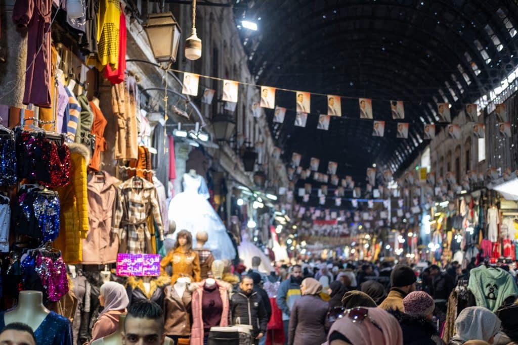 al hamidiyah souq in Damascus
